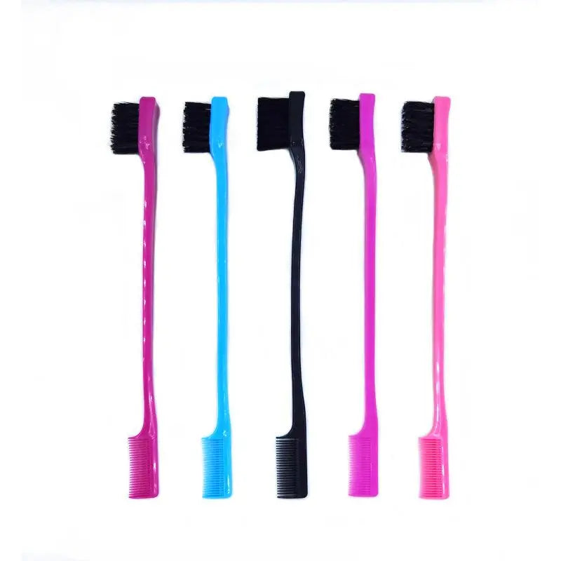 West Kiss Double-Sided Edge Combs for Women, Back Brushing For Hair Styling