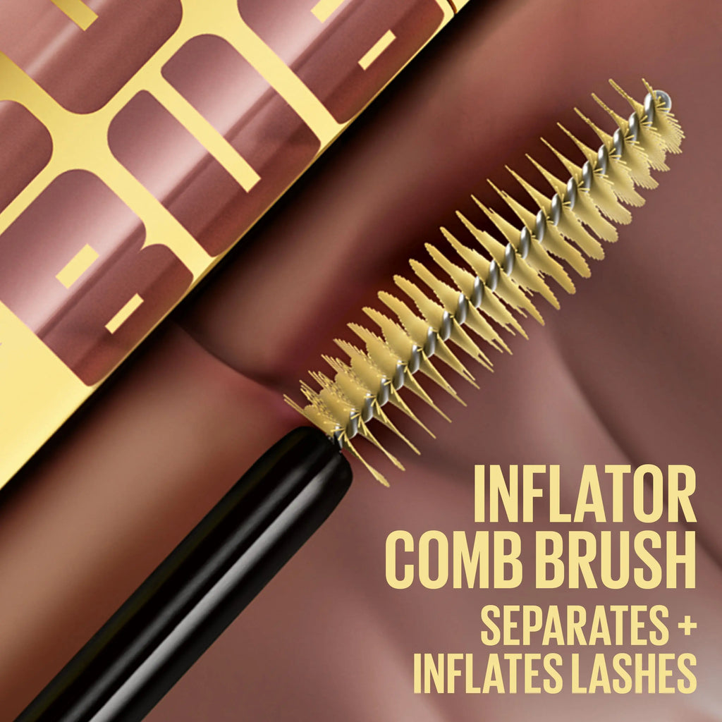Colossal Bubble Mascara, get Buildable Volume and Length for Bold, Separated Lashes, for 24HR, Maybelline New York